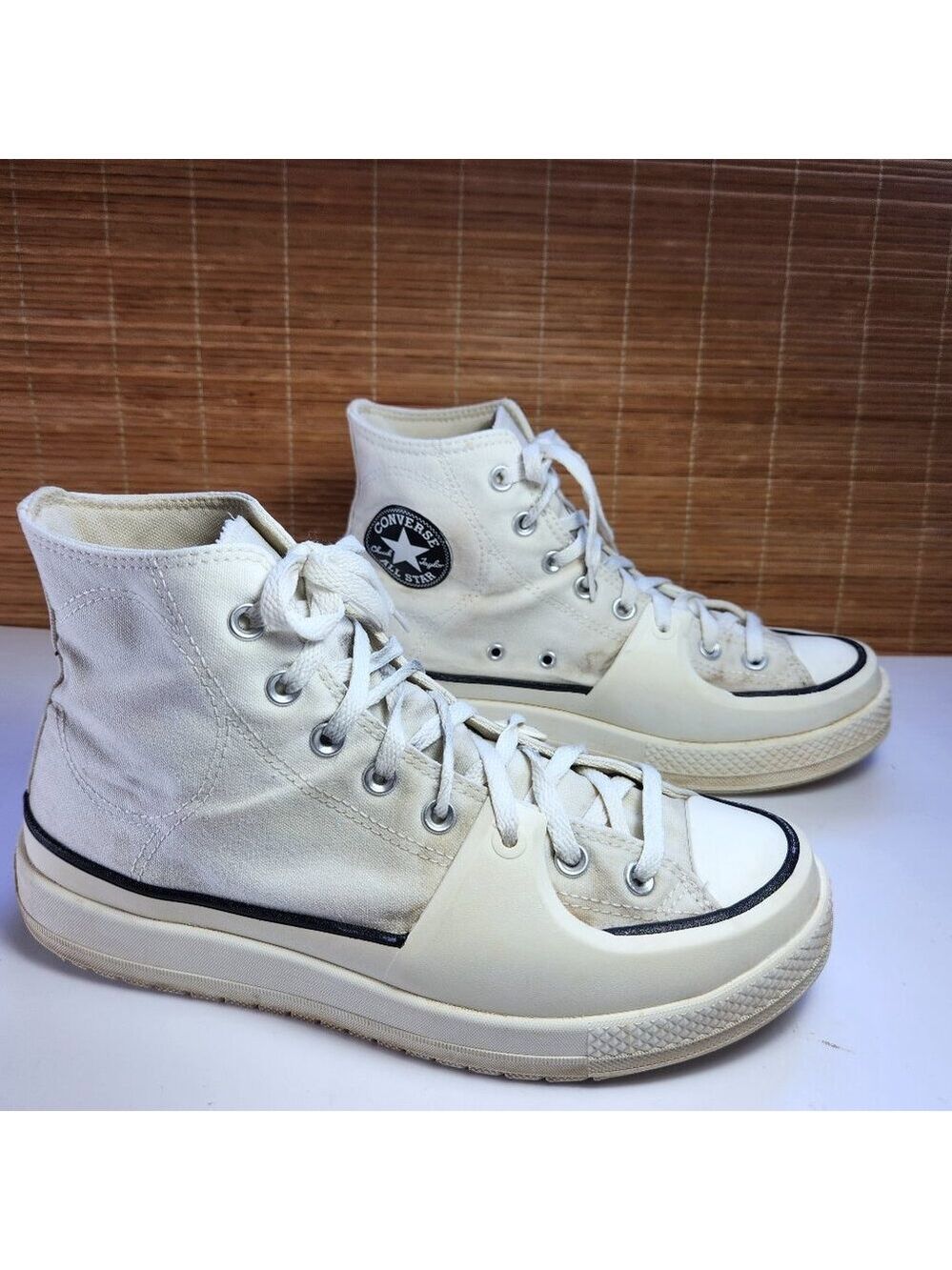 Converse Chuck Taylor All Star Construct Hi White Men’s 10.5 Women’s 12 A02832C